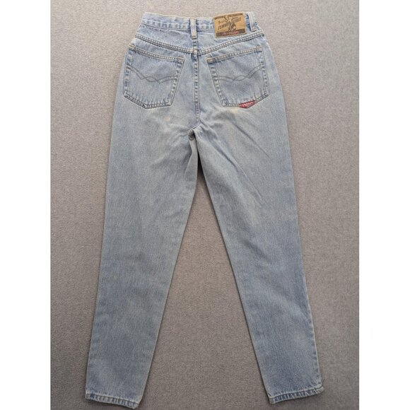 Vintage No Excuses Jeans Womens 5/6 Light Wash High Rise Mom Femme Fatale 90s - Picture 10 of 16